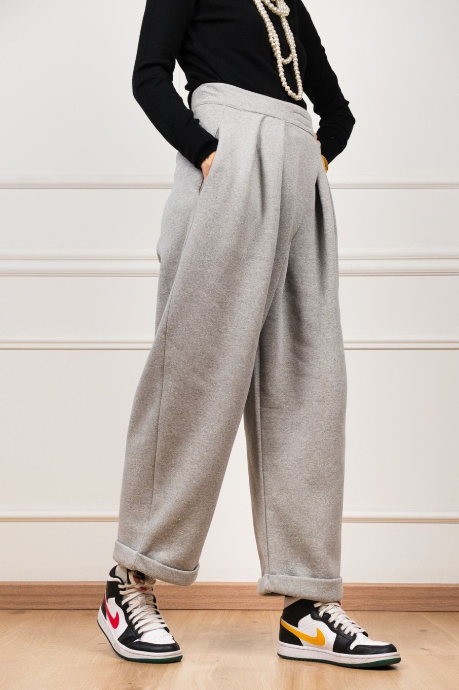 Abbigliamento Il Camerino | Pantalone Anice Felpato